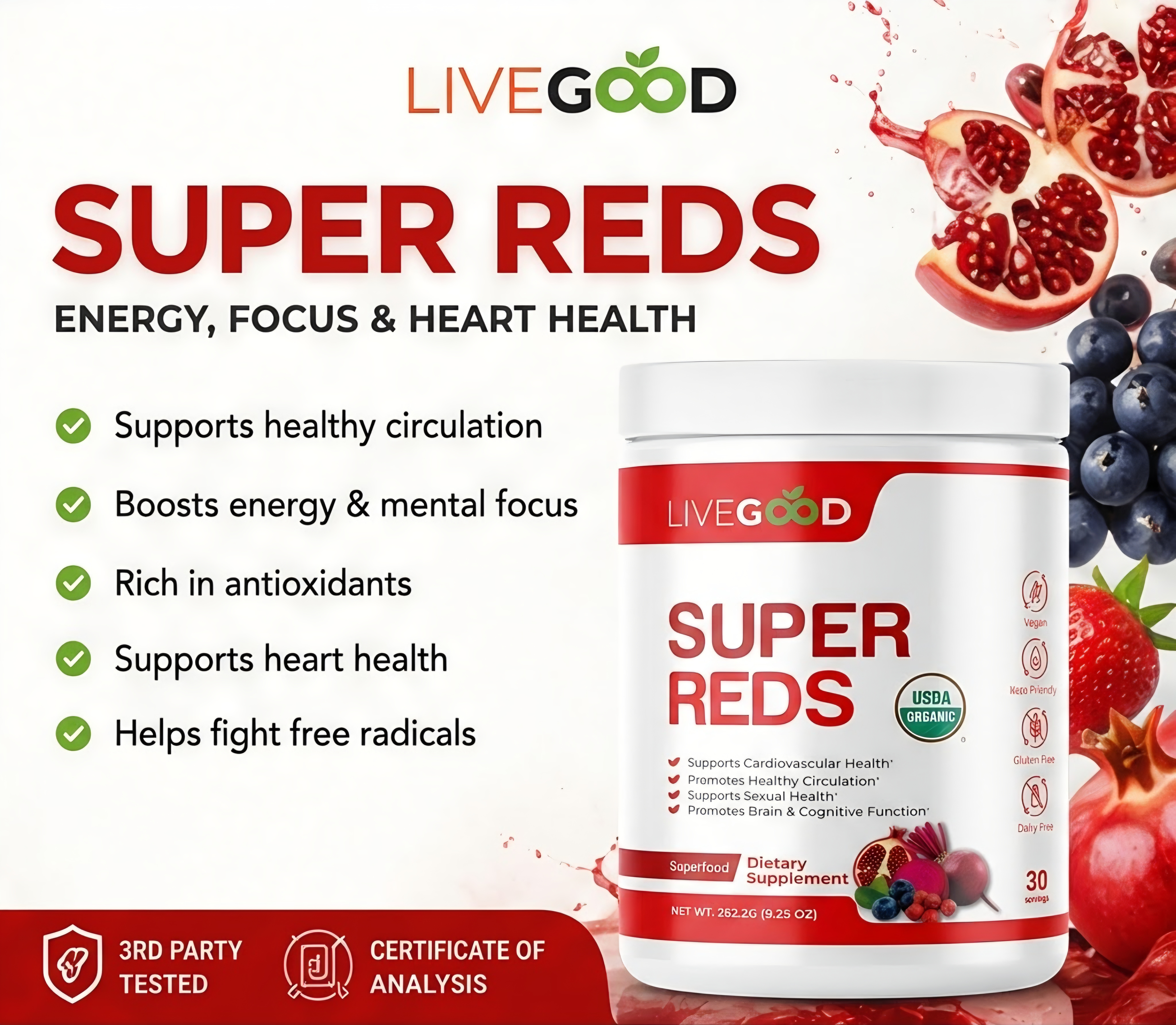 Organic Super Reds
